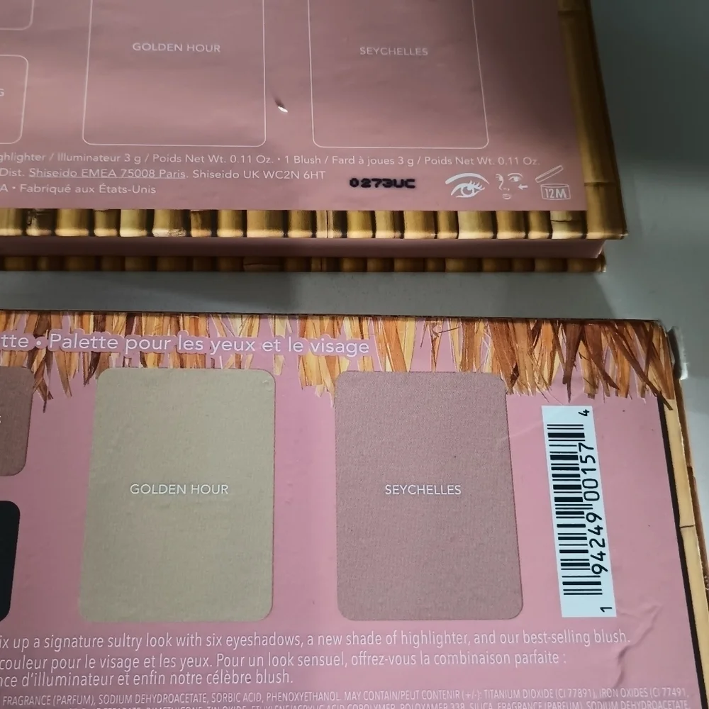 Buxom TIKI BAR Large palette Eye and Cheek Palette NIB Face makeup‎